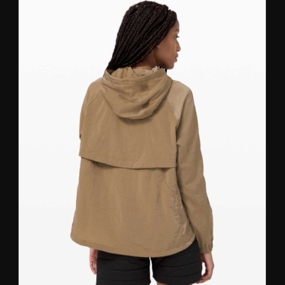 Lululemon Athletica Seek Vistas 1/2 Zip Rain Jacket in Frontier M Retail $148.00 - Picture 3 of 12